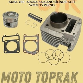 Resim Kuba Ybr Arora Salcano Silindir Seti 57mm 15 Perno 