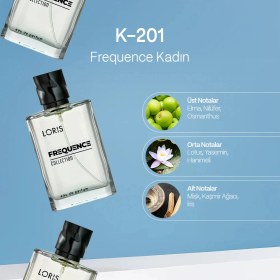 Resim Loris K-201 Frequence Kadın Parfüm 50 ml & K-201 Kadın Deodorant 150 ml 