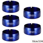 Resim Dashanshop 5 Adet Özel Şirket Logolu Mavi M Boy Oyma Sanatı Kül Tablası Seti 