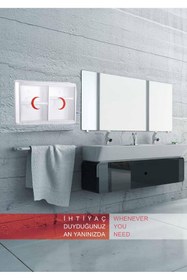 Resim Saatistan Şık ve dayanıklı plastik ecza dolabı, ofis ve çalışma alanları için ideal 