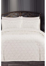 Resim Çeyizdiyarı Lucca 3 Parça Pike Takımı Krem Krem 