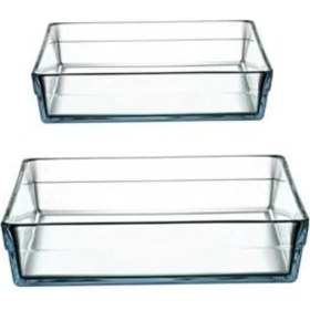 Resim 2'li Boy Premium Dikdörtgen Borcam Seti, Dayanıklı ve Şık Tasarım 