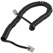 Resim Telefon Spiral Kablo Siyah 4P/4C 