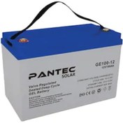Resim Pantec 100 Ah Amper Solar Jel Deep Cycle Derin Döngü Akü 