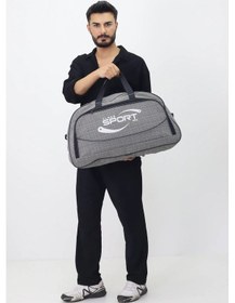 Resim Probag Kabin Boy Hostes Tipi Spor Valiz Seyahat Tatil El Ve Omuz Askılı Günlük Kullanım Ve Kıyafet Çantası Gri 