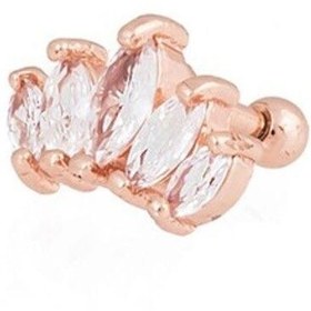 Resim Masaliko Tragus Gümüş Piercing Sb2040, 925 Ayar Gümüş 