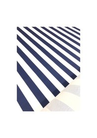 Resim Lacivert Beyaz Çizgili Döşemelik Kumaş 