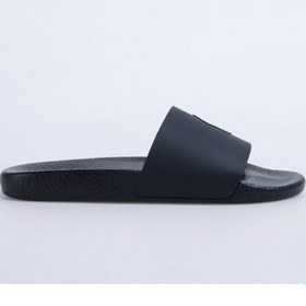 Resim Polo Ralph Lauren Siyah Erkek Plaj Terliği Polo Slide 