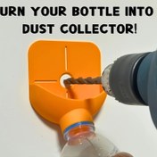 Resim Durable Plastic Dust Collector ile Matkap Ekleme - Duvar Tozu Toplar, Zeminleri Temiz Tutur, İnşaat ve Ev Kullanımı İçin İdeal, Pil Gerektirmez, İnşaat Aracı | Matkap Ekleme | Dayanıklı Plastik 