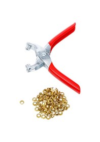 Resim Bgs Pense Yuvarlak Halkalı Kuş Gözü Pense 100 Parça 5 Mm 