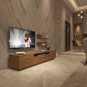 Resim Decoraktiv Trendstyle 4 Slm Tv Ünitesi Tv Sehpası - Naturel Ceviz 