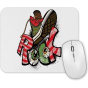 Resim Baskı Dükkanı Rock And Roll Mouse Pad 