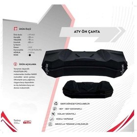 Resim Atv Arka Ve Ön Kullanılabilir Bagaj Çanta Abs Materyal Özel Dayanıklı Atv Tur Çantası 70 Lt Kilitli Çok Renkli 