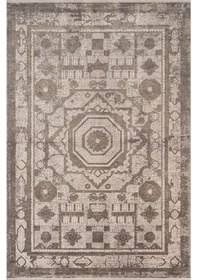 Resim Art At004g Gri Halı Modern Desen Triko Akrilik Viskon Boyama Yüksek Sıklık Ipek Serisi-764 Gri 