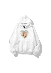 Resim Kadın With Love And Devotion Sweatshirt Beyaz Beyaz 