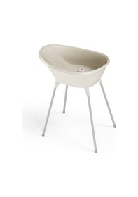 Resim Okbaby Bella Bebek Banyo Seti Dijital Termometreli Çift Yönlü Bebek Küveti & Bebek Küvet Taşıyıcı K. Beyaz 