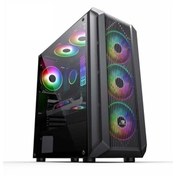 Resim PowerBoost PB-PH016BB USB 3.0 Mesh ARGB Fanlı Gaming Siyah Kasa 