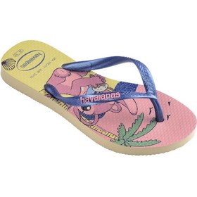 Resim Havaianas Kids Slim Disney Buttercream Çocuk Parmak Arası Terlik 4150250 Crema Krem 