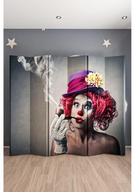 Resim Palyoça Kadın Tek Taraf Baskılı 6 Kanat Paravan 000029 