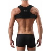 Resim Yeni Nesil Dik Duruş Korsesi Kamburluk Önleyici Terletmez Korse Unisex Siyah 