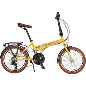 Resim Carraro Flexi 121 V - 20 Jant 21 Vites Katlanır Bisiklet - Sarı Siyah 