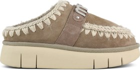 Resim Mou Kadın Terlik/ Panduf ( Ev ) MU.FW531001A ELGRY Mou Bounce clog metal logo Elephant Grey 