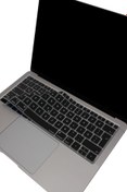 Resim Mcstorey F Klavye Macbook Air M1 13inç Kılıfı Touchıd'li Daktilotip Harf Baskılı A1932 A2179 A2337 Ile Uyumlu 