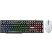 Resim Rampage Everest Rampge X-lumos Gökkuşağı Aygınlatmalı Rgb 6400 Dpı Klavye Mouse Set 