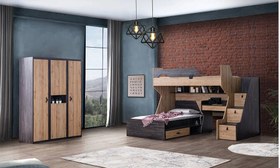 Resim Aktif Modern Çocuk Odası Takımı 