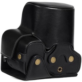 Resim MegaGear MG760 Sony DSC-RX10 IV, DSC-RX10 III Deri Kamera Çantası 