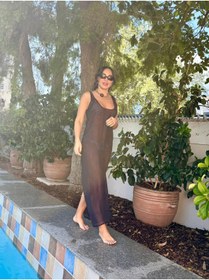 Resim BEACHTALK Dokulu kumaştan üretilen plaj elbisesi 