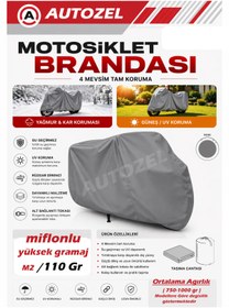 Resim AutoZEL Honda CB 500 Hornet Uyumlu Miflonlu MOTOSİKLET BRANDASI,Motor Örtüsü Branda| Süper Fiyat 