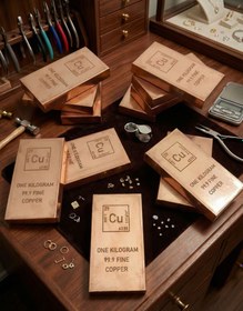 Resim 1 Kilogram 99.9 Saf Bakır Külçe 