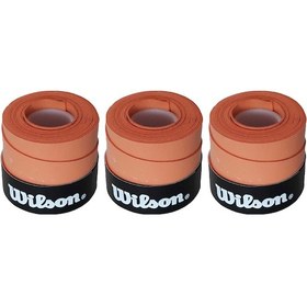 Resim Wilson Comfort Bowl O'Grips 3 Adet Grip Tenis Gribi Kiremit Renk Kiremit 