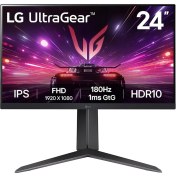 Resim LG UltraGear 24GS65F-B 24" 1 MS (GtG) 180 Hz HDMI + DP Full HD IPS Pivot Monitör 