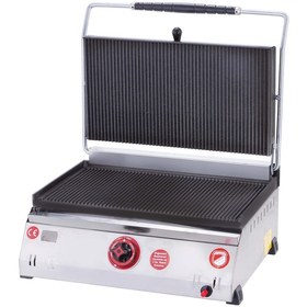 Resim Işıkgaz Silverinox Doğalgazlı Döküm 16 Dilim Tost Makinesi 