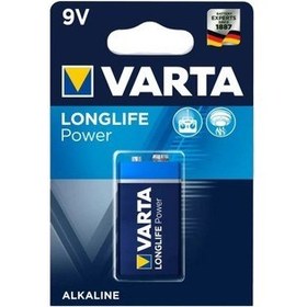 Resim Longlıfe Alkalin 9V Kare Pil 