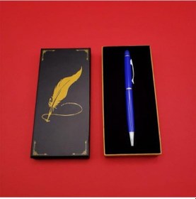 Resim Kenpazar Mavi Tükenmez Kalem Dekoratif Hediyelik 