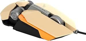 Resim JamesDonkey James Donkey 850R 12000DPI 8 Tuş PMW3360 Sensör RGB Optik Sarı Gaming Mouse 