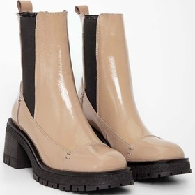 Resim Tamer Tanca Kadın Hakiki Deri Vizon Rugan Casual Bot 33 27512 Bn Bot Sk23/24 Vızon Krsk Rgn Vizon 