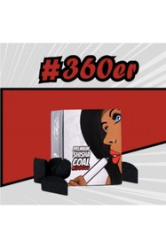 Resim One Nation 360er Premium Nargile Kömürü 1 Kg - Yarım Ay Kömür - Elma Dilim Kömür 