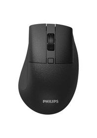 Resim Phılıps Spk7528b, Sessiz, Siyah, Usb Nano 2,4gh Ve Bluetooth Kablosuz, 1600dpi, Optic, 3 Tuşlu Ergonamik Mouse Diğer 