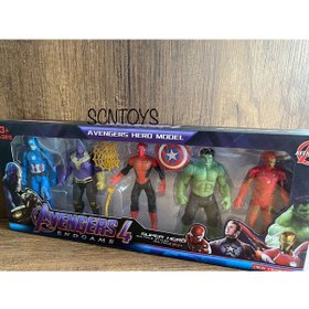 Resim Oyuncak Avengers 5li Figür Seti Avengers Hulk Thanos Spiderman 