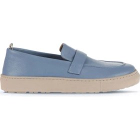 Resim Bueno Shoes Mavi Flotter Deri Erkek Loafer 01Wd2600 