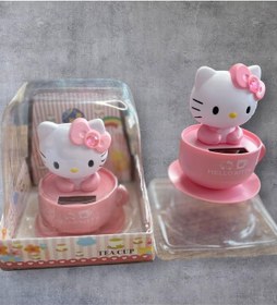 Resim Güneş Enerjili Sürekli Hareket Eden Kafa Sallayan Hello Kitty 