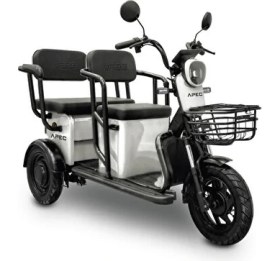 Resim Volta Apec Apm5 3 Tekerli Elektrikli Motosiklet Beyaz 
