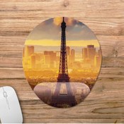 Resim Pixxa Paris - Gezgin - Seyahat Bilek Destekli Mousepad Model - 1 Oval 