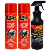 Resim Smx Susuz Motor Temizleme Spreyi 2ad 500ml-seramik Hızlı Cila 1lt 