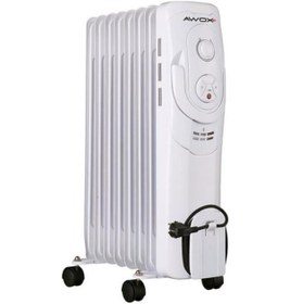 Resim Awox Dilimfit Plus 8 Dilim Yağlı Radyatör Beyaz 