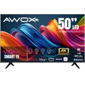 Resim B235000 50" 127 Ekran Uydu Alıcılı 4K Ultra HD Vidaa Smart Led TV (Çerçevesiz) Awox